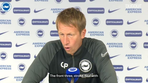 Potter discusses Manchester United strength, Molumby and Lamptey